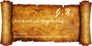Jurkovics Magdolna névjegykártya
